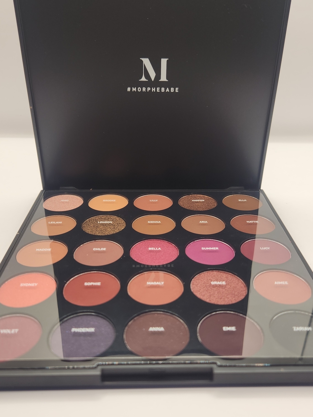 Morphe 25-Color Eyeshadow Palette - Warm & Neutral Mix